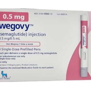 Вегови для похудения США Wegovy 0,5 мг семаглутид Novo Nordisk