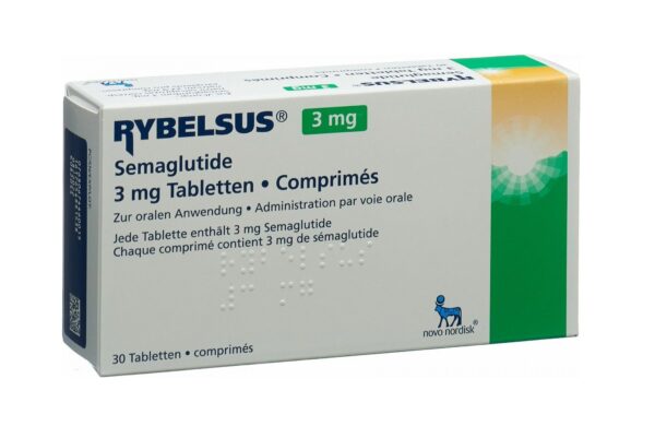 Таблетки Ребелсас (семаглутид) Германия Rebelsas Novo Nordisk 3 мг 30 таблеток