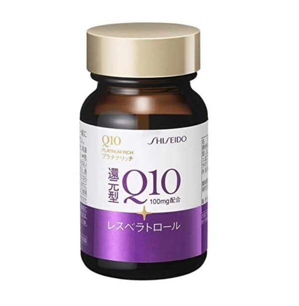 Коэнзим Q10 Япония Q10 Platinum Rich Shiseido 100 мг 60 капсул — изображение 2
